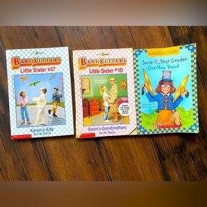 Vintage Babysitters Club little sisters Books & Junie B Jones paperback set of 3